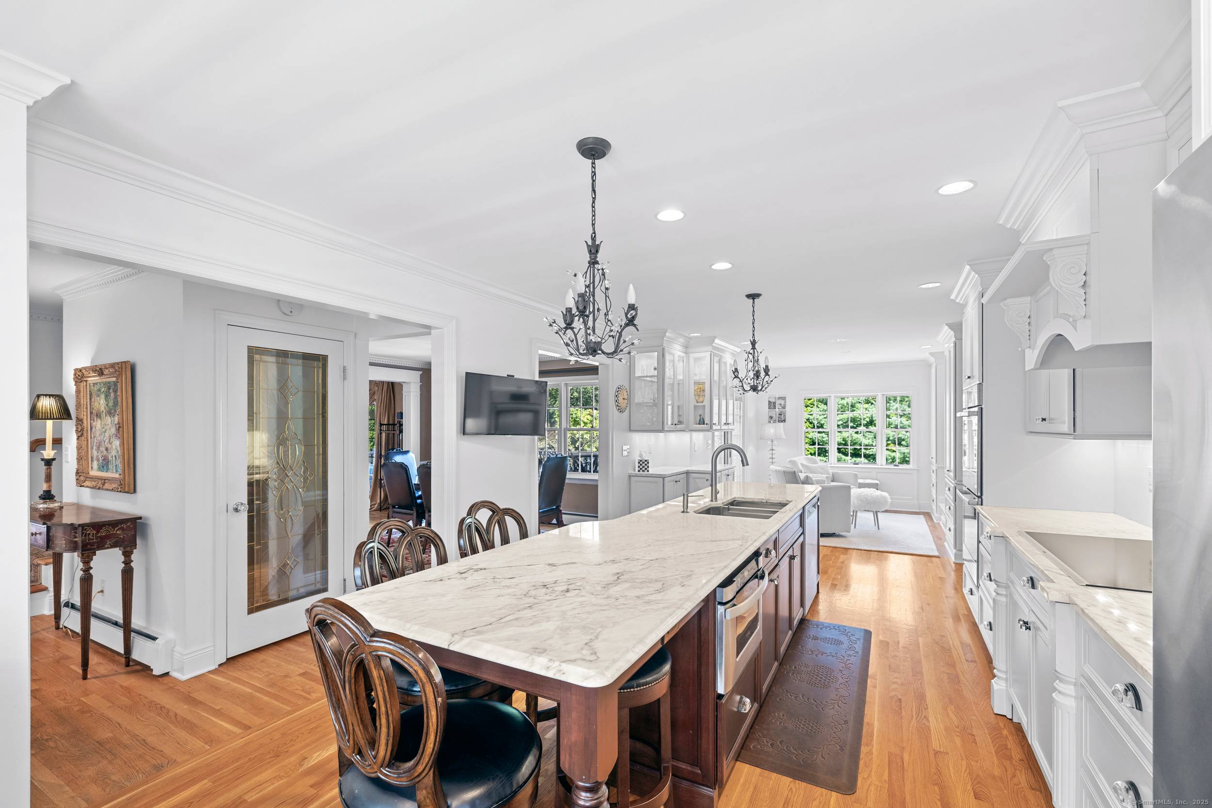 Set way back from the road, 60 Sylvan Road an exceptional residence in Westport, Connecticut, where luxury and lifestyle come together on an expansive private property.