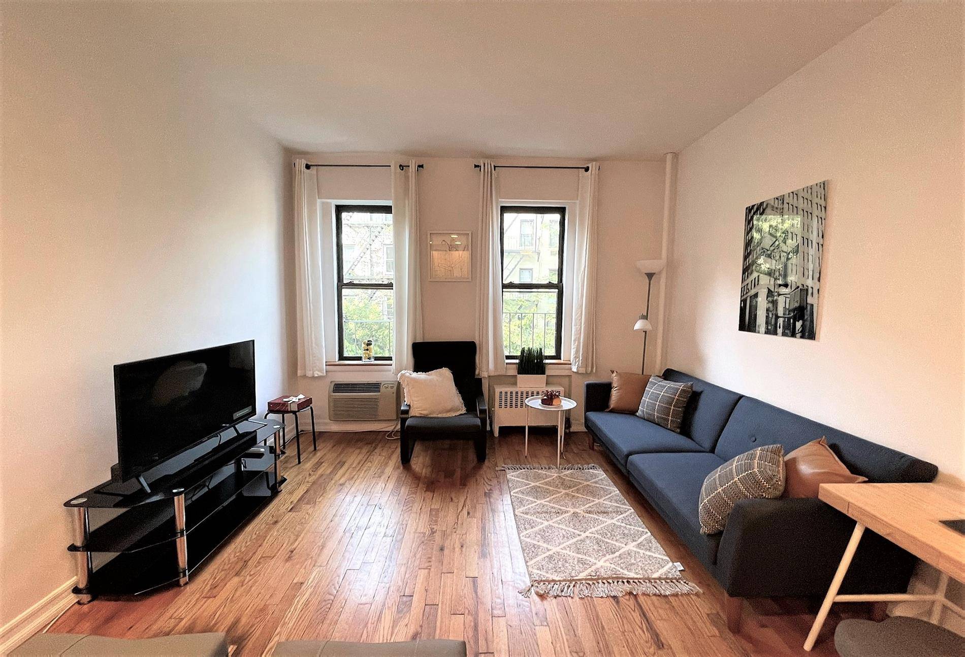 Rare find ! Modern Renovated 1 Bedroom 1 Bath located on a Quiet tree lined block in one of the finest neighborhoods of Manhattan.