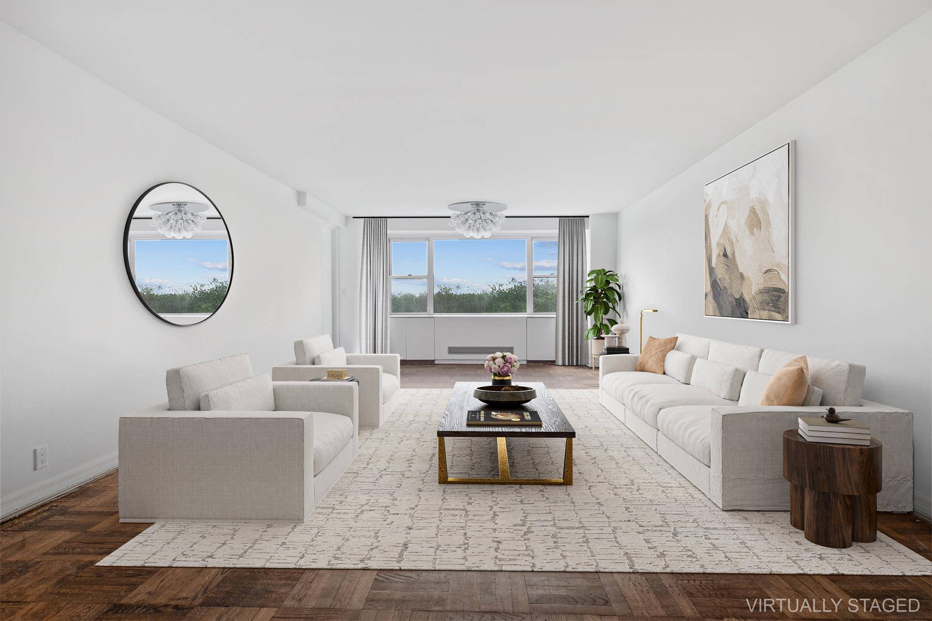 Amazing opportunity to create the home of your dreams with views above Central Park.
