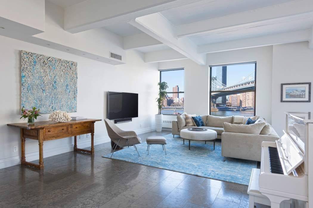In person amp ; FaceTime showings available Stunning views overlooking the water, park and bridge highlight this approx.