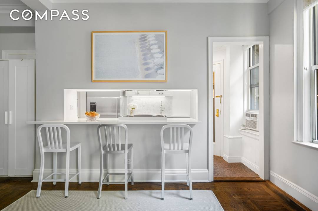 Just Listed ! Located in one of the most sought after co ops on the Upper West Side, this elegant two bedroom, two bathroom home is sunny and quiet.