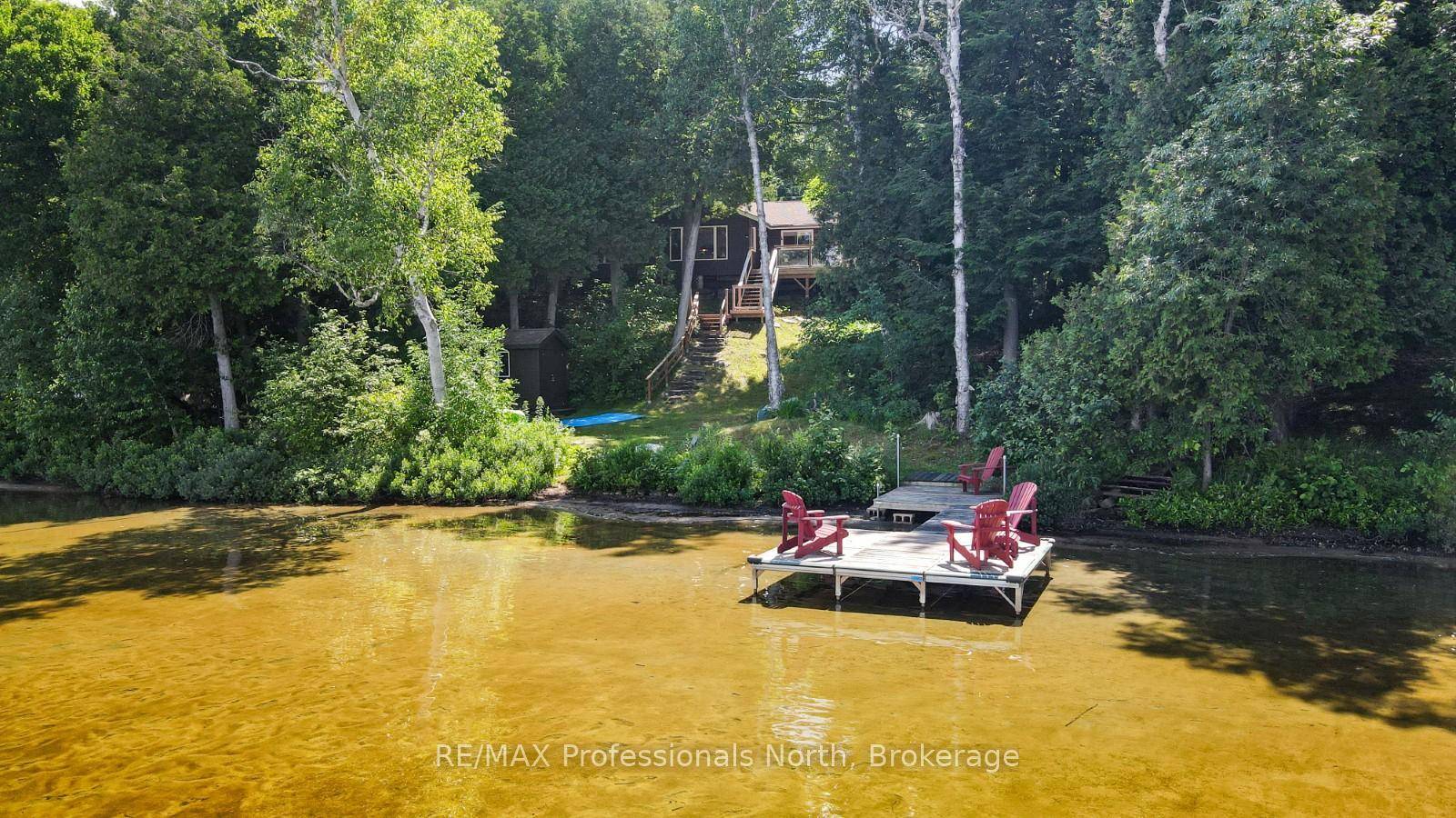 Tucked into a quiet bay on Maple Lake, this 3 season cottage is the kind of getaway families look for private, spacious, and fun for all ages.
