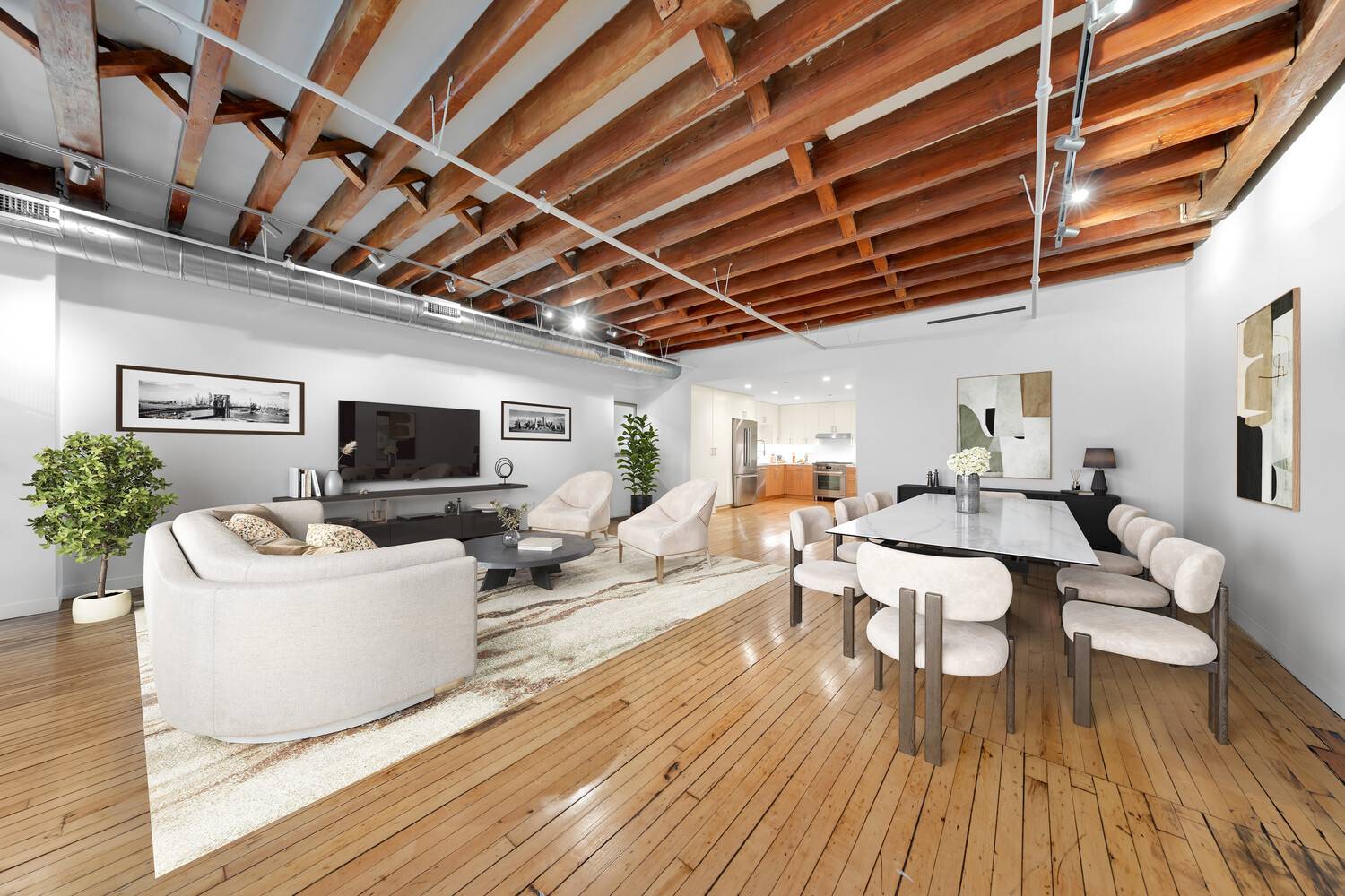 Architectural Treasure Pre War Chic with Modern Sensibilities Welcome to your pristine full floor condominium loft in the heart of West Soho, offering direct access through a private keyed elevator ...