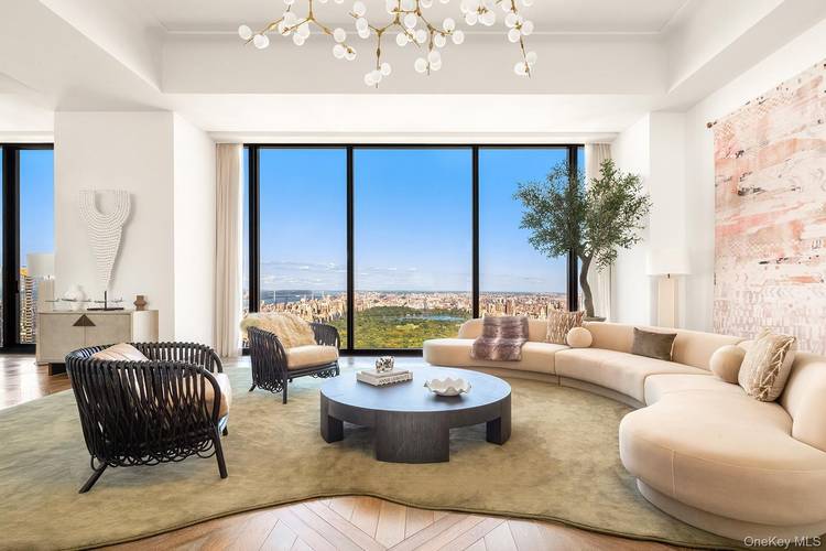 Residence 54 at 111 West 57th Street is a fully furnished, full floor tower residence of 4, 183 square feet, designed by the renowned Studio Sofield.