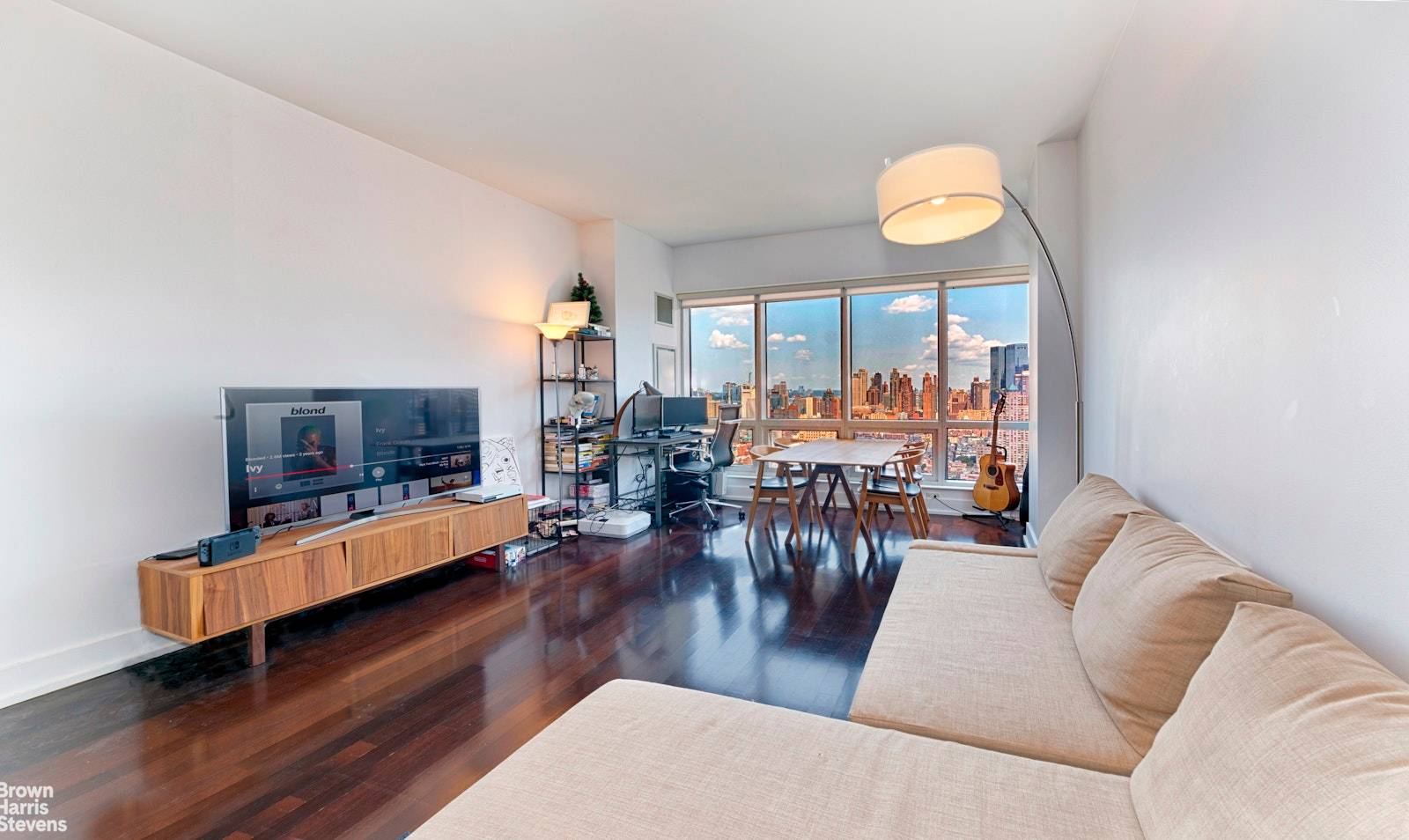 Stare, gaze, and gawk at the jaw dropping, sunny, helicopter views of the city, river, and park in the fabled and coveted ORION condominium.