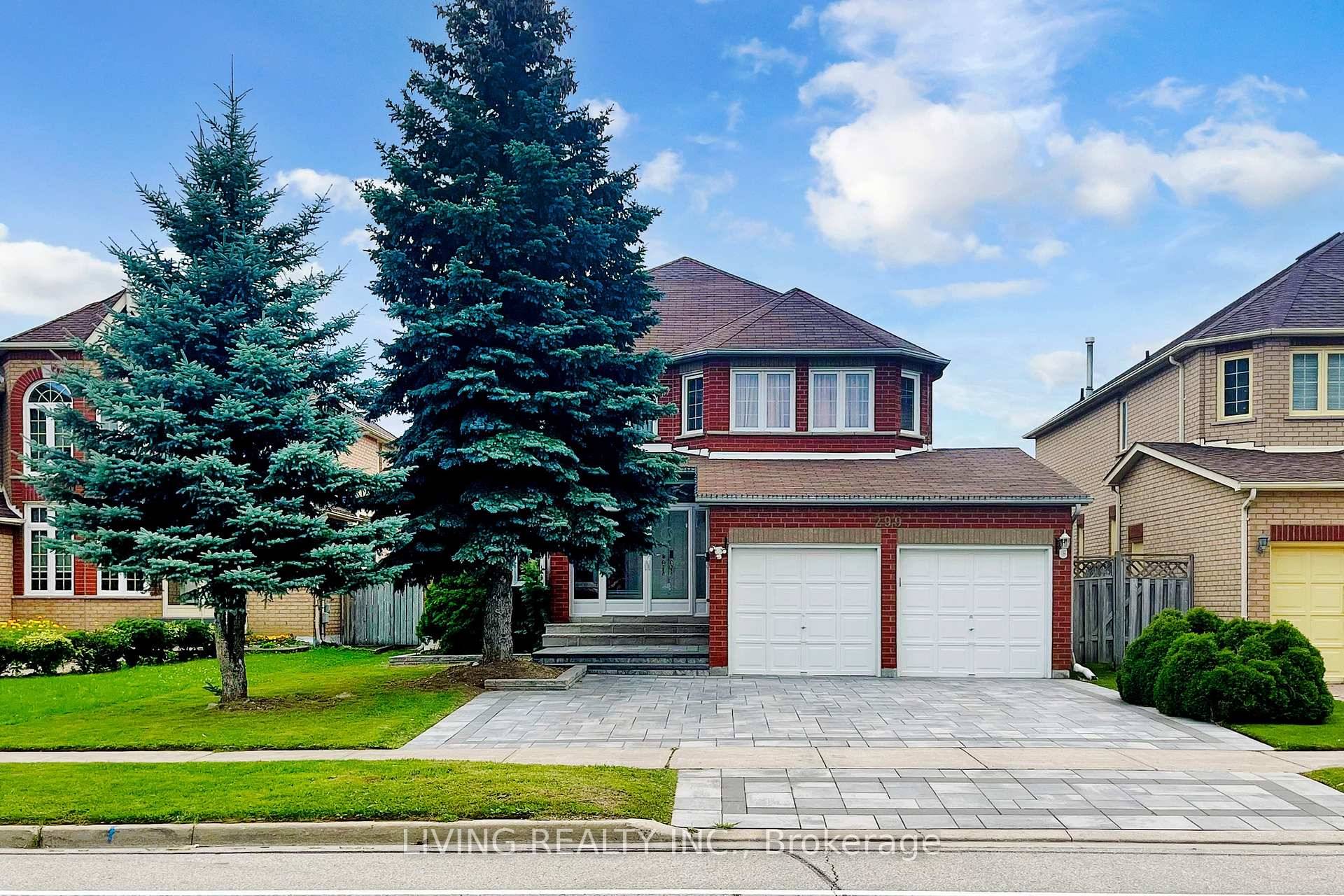 50 Feet Wide Lot. Interlocking stone Driveway and Front door stair.