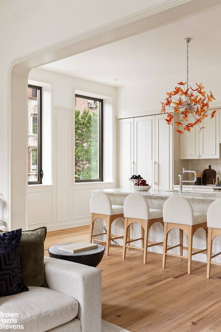 A seamless blend of architectural heritage and refined design, this corner three bedroom, two and a half bathroom home at the prestigious 1 Prospect Park West offers a rare level ...