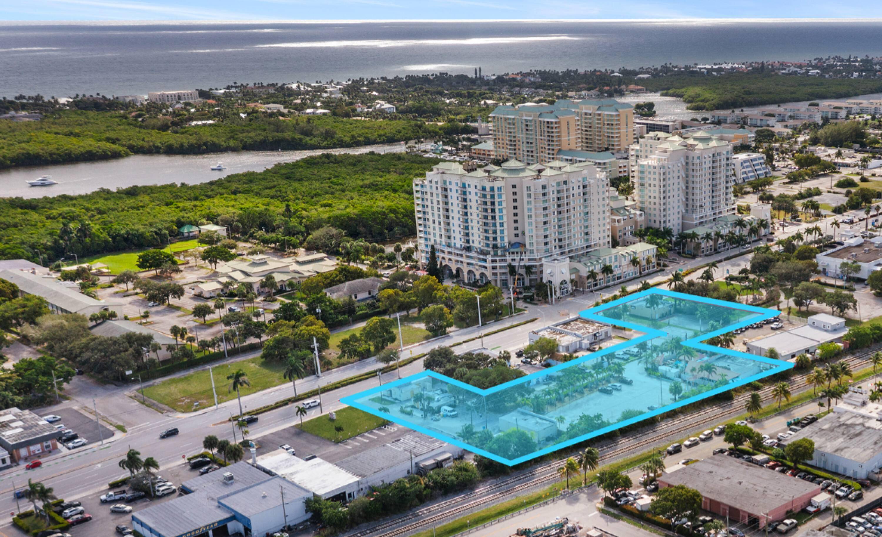 Federal Highway Redevelopment Assemblage Downtown Boynton Beach CRA DistrictThis is a rare and highly strategic opportunity to acquire a seven parcel assemblage totaling approximately 1.