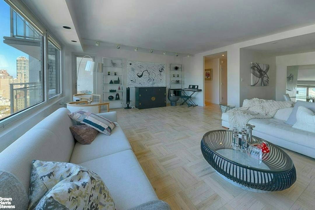 This lovely one Bedroom presents a unique opportunity to purchase a special apartment of approximately 1100 square feet with incredible open Western views of New York City seen from the ...