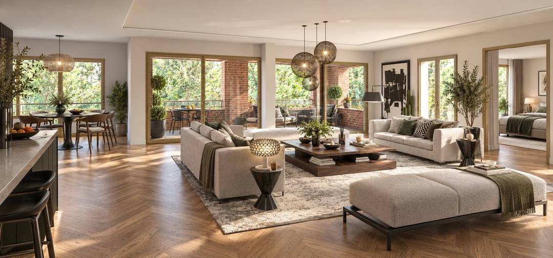 Saint-Etienne – A confidential address, 118 m² with terrace and 3 garages