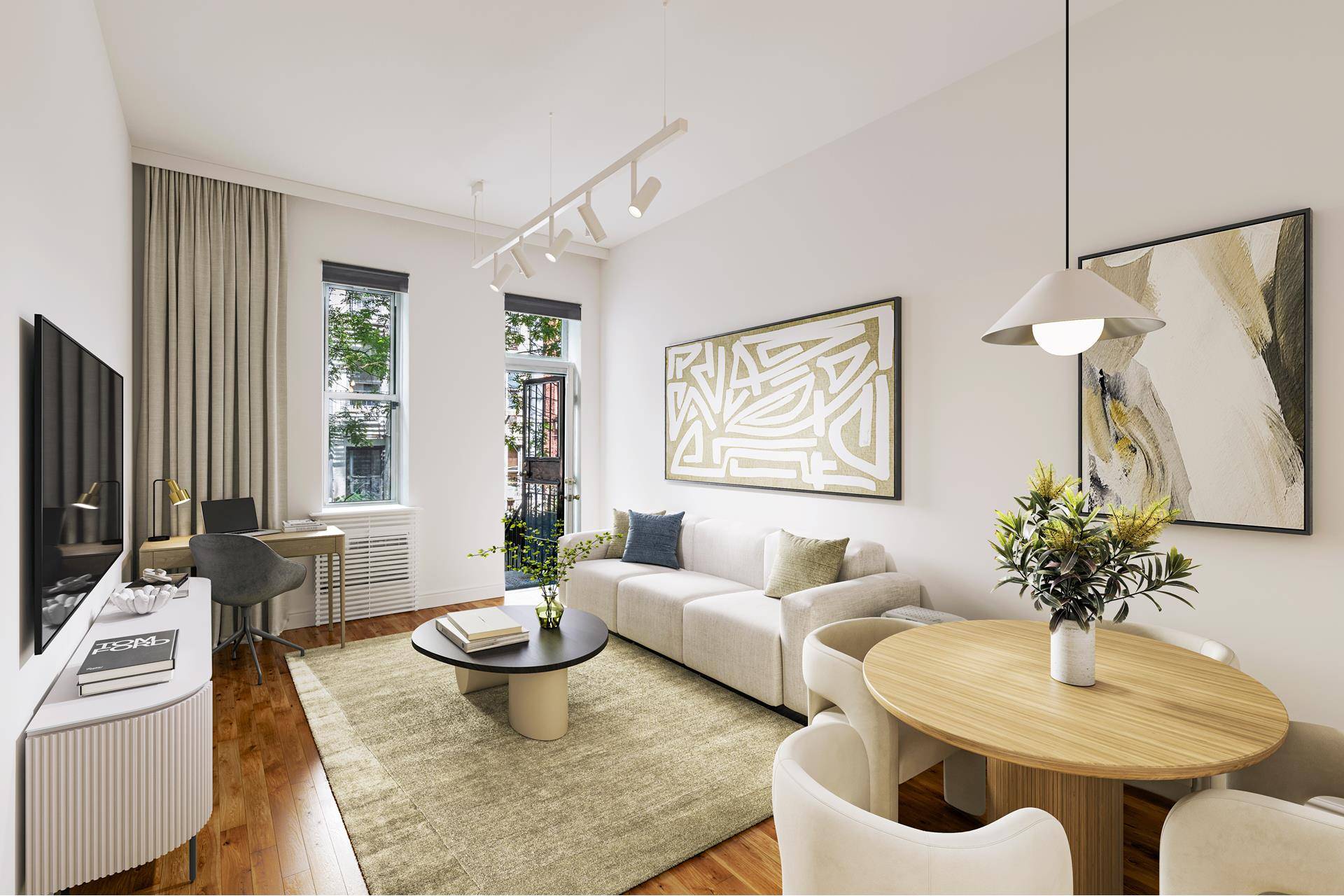 321 East 89th Street 1G Private Patio Tall Ceilings Modern Upgrades Prime UES Location Nestled on a quiet, tree lined block in Yorkville, 321 East 89th Street 1G is a ...