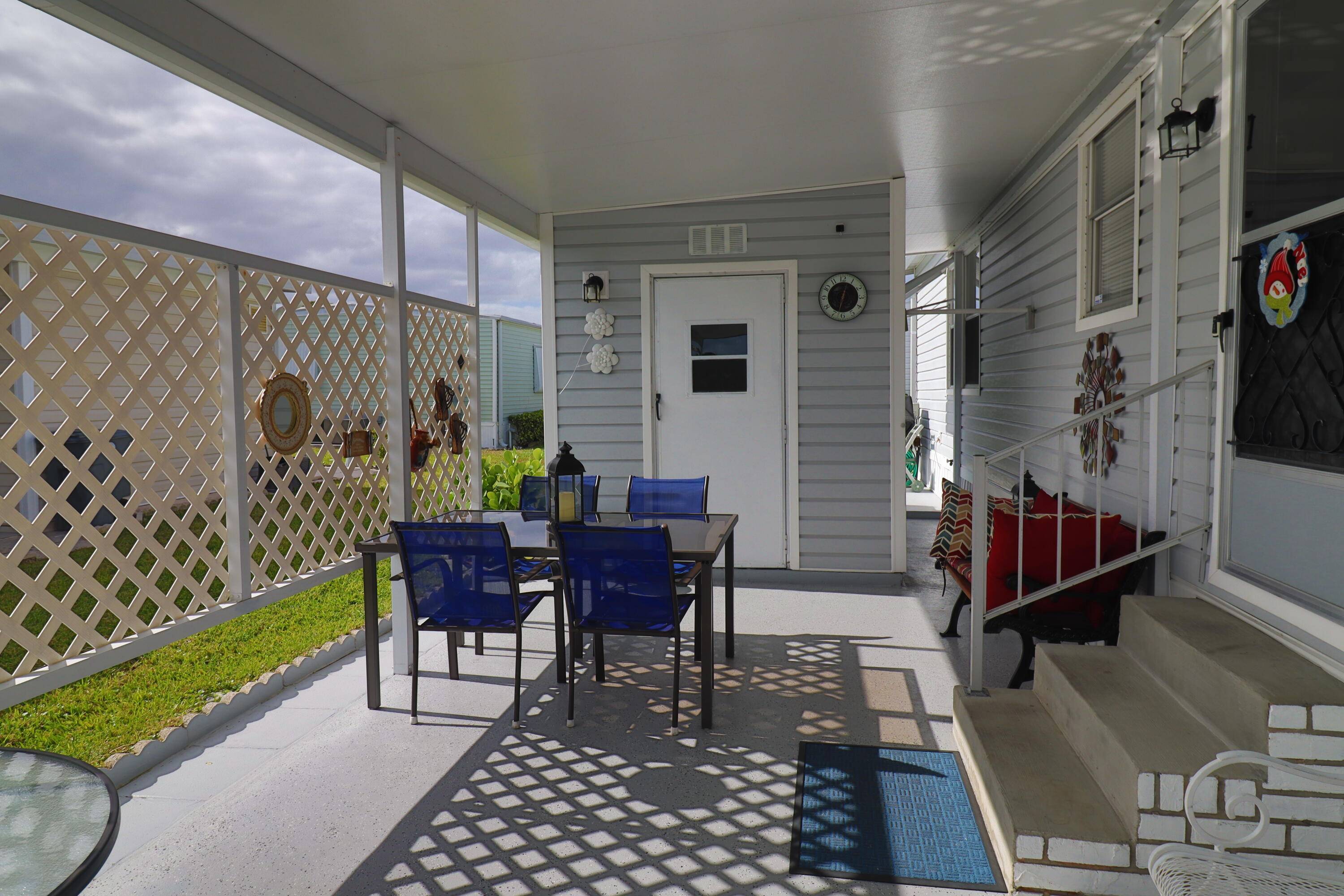 Beautifully appointed corner lot.