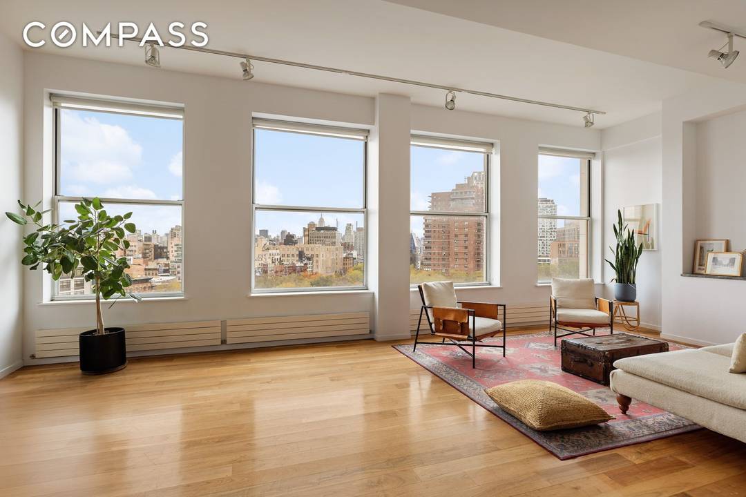 Highly coveted, rarely available, renovated, front facing, 2B 2B with 11 foot ceilings and sweeping views of Seward Park !