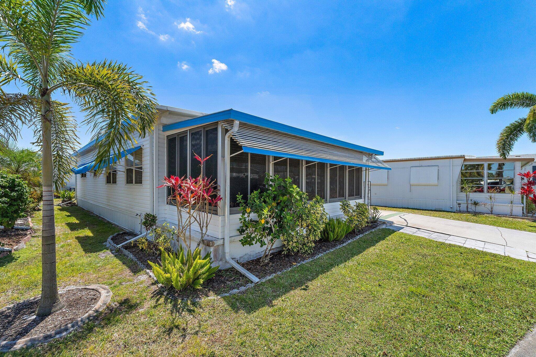 Move right into this beautifully updated and fully furnished 2 bedroom, 2 bath home in the highly sought after 55 Riverland Mobile Home Waterfront Co op community.