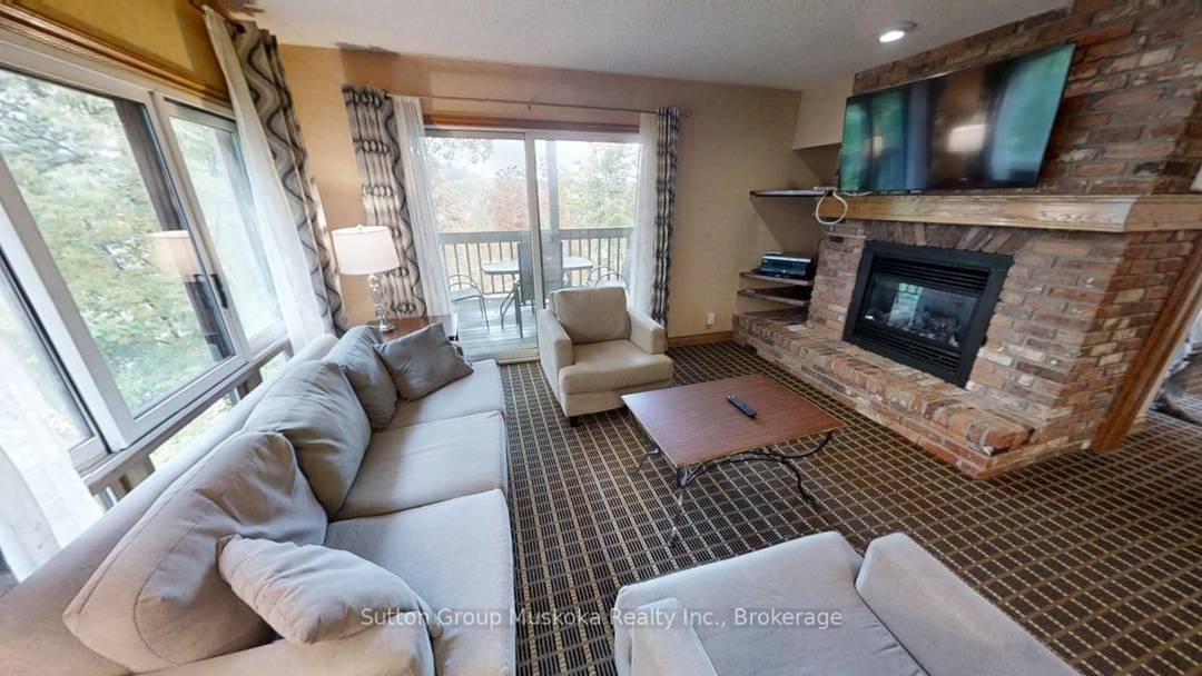 Two bedroom condo unit located on the grounds of Deerhurst Resort.