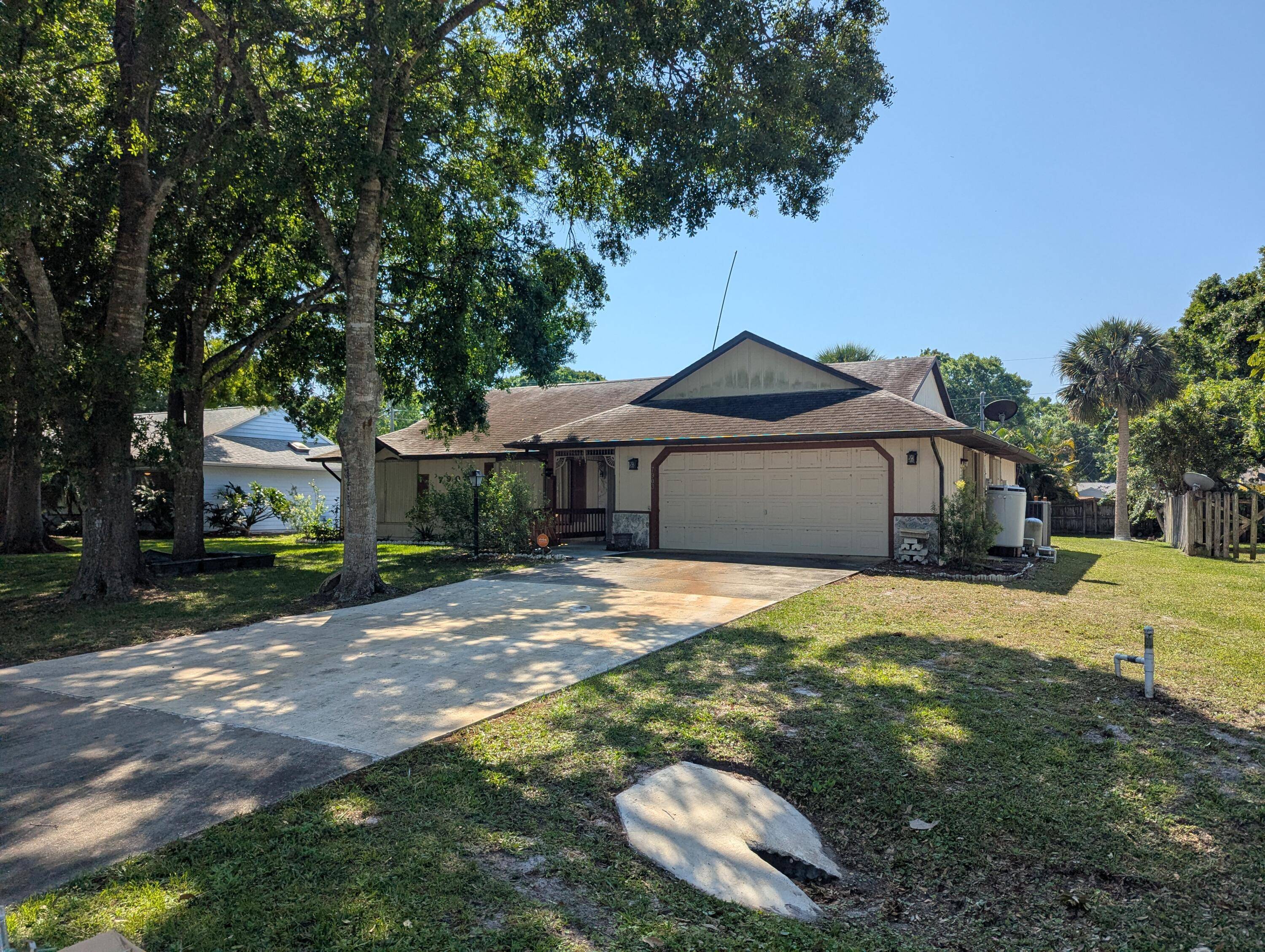 This home offers 3 BR and 2 Baths with new flooring throughout and a brand new paint on interior, and new vanities toilets in the bathroom.