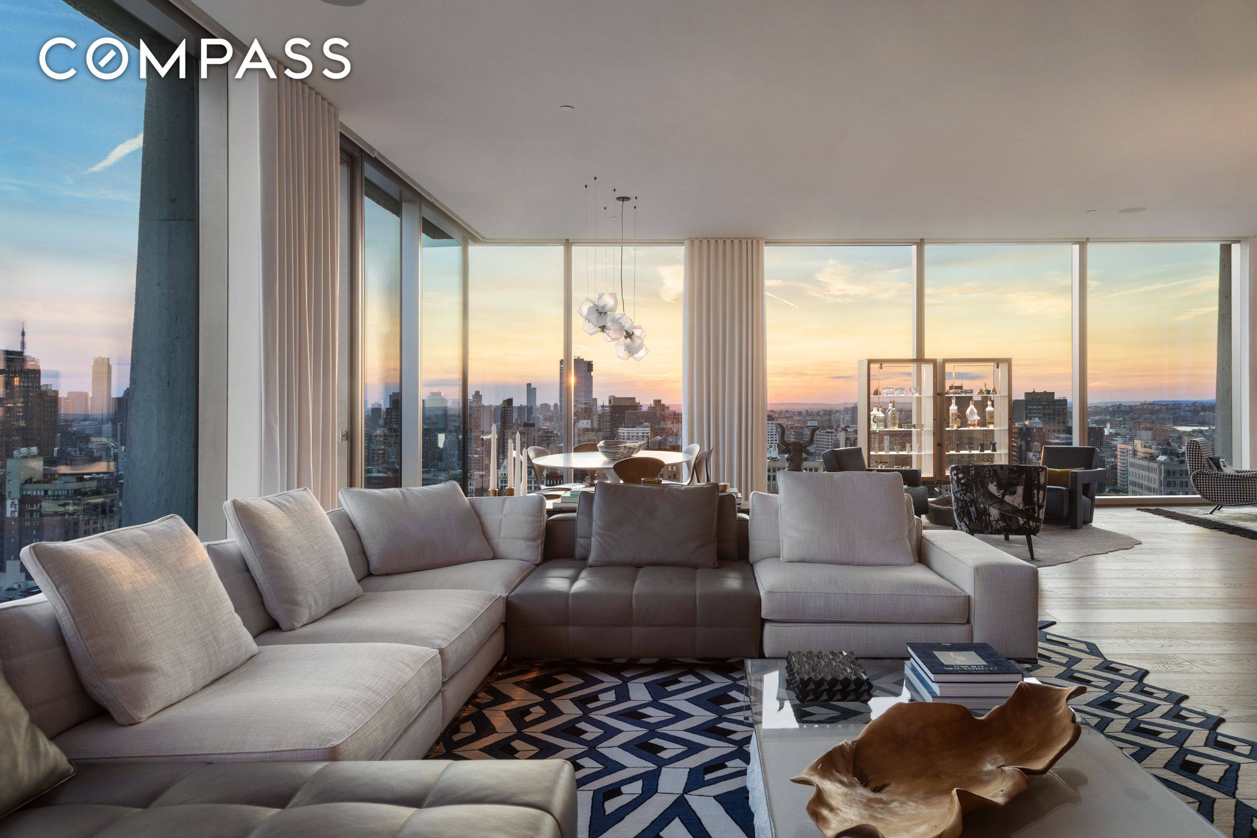 Introducing Penthouse 2 at 215 Chrystie Street, an exceptional residence offering a breathtaking 360 degree panoramic view through an expansive 266 linear feet of glass.