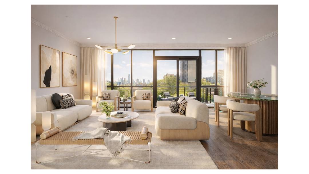 An elevated Gowanus lifestyle awaits in this remarkable 2 bedroom, 2 bathroom floor through condo, meticulously designed for modern living and seamless comfort.