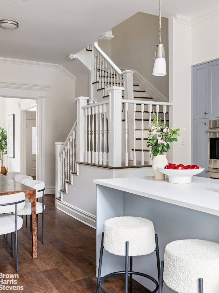 This beautifully reimagined Striver's Row brownstone seamlessly blends classic elegance with contemporary luxury, offering an unrivaled living experience.