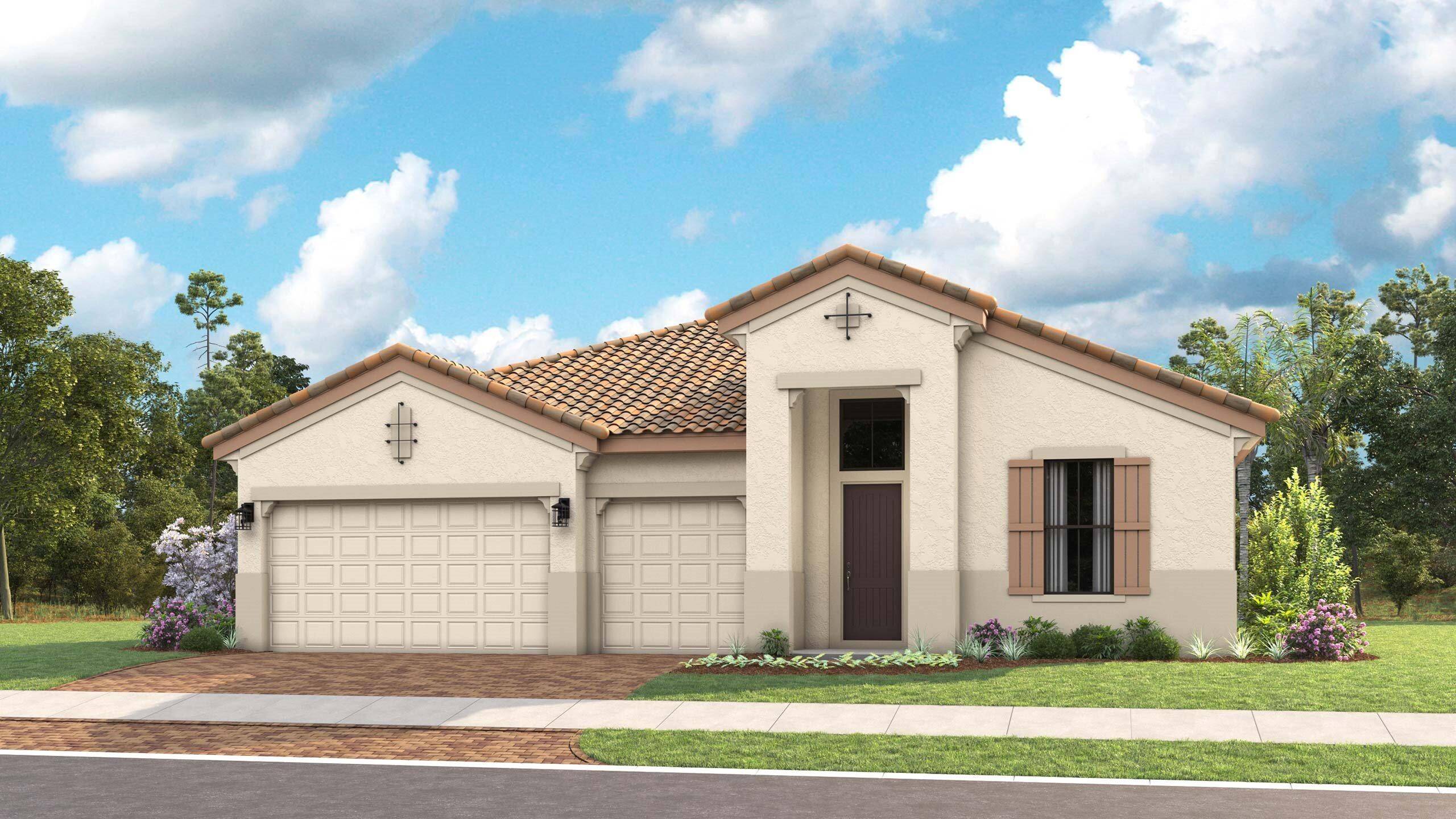 New Construction Model Photo Used for Reference This brand new Paige floorplan built by Kolter Homes is located within the gated community of L'Ambiance at Avenir.
