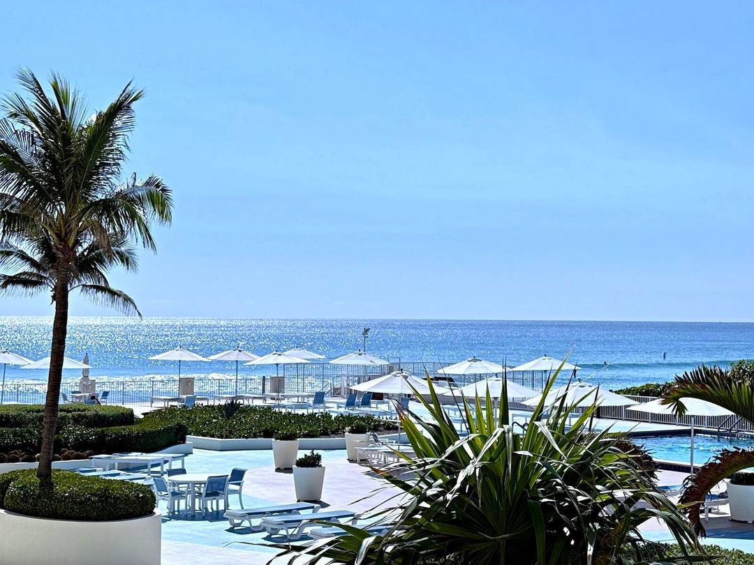 Experience the breathtaking beauty of South East Ocean Views from the comfort of this Oceanfront condo.