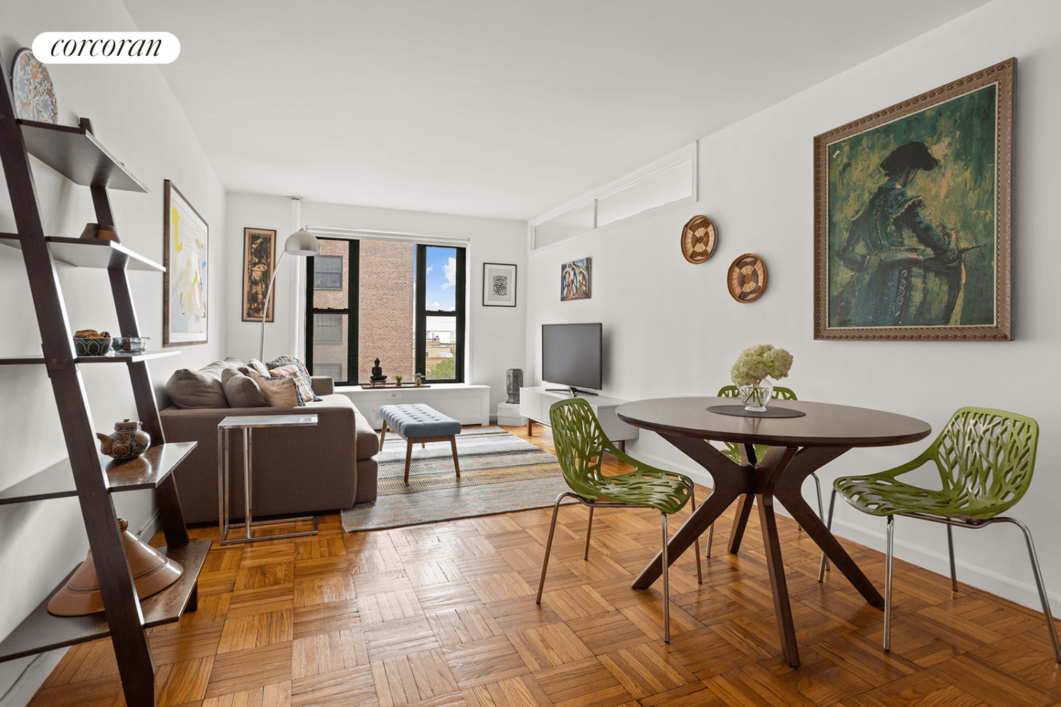 Nestled among the treetops in the heart of historic Clinton Hill, on the border of Fort Greene, this spacious home offers a serene retreat just 20 minutes from Manhattan.