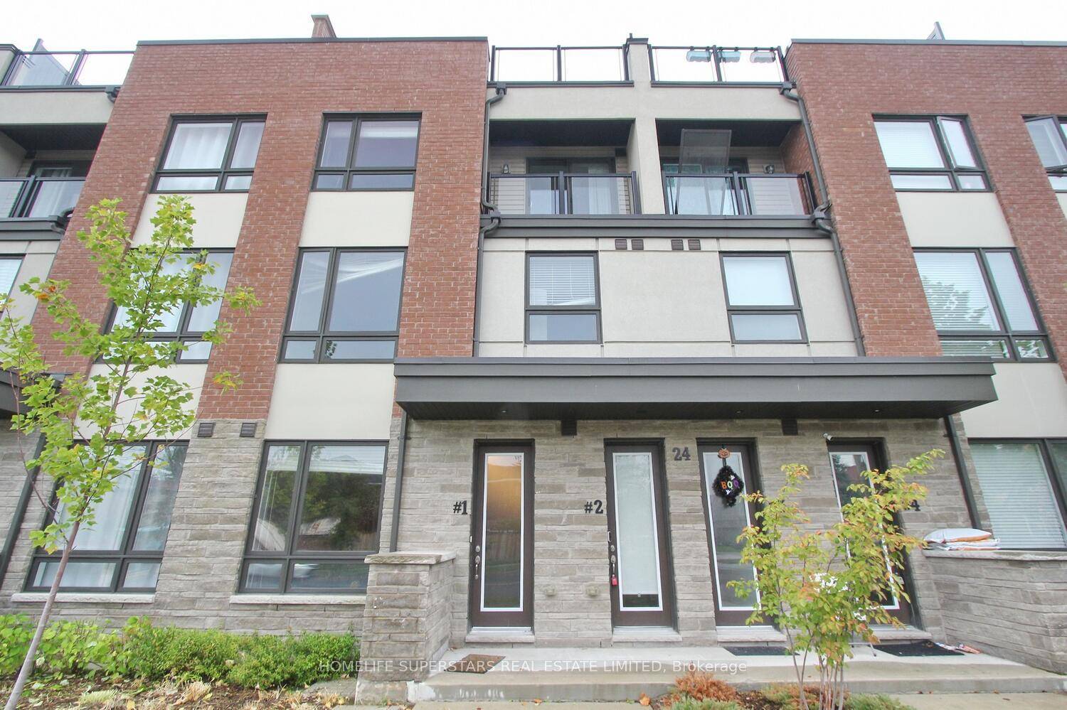 the bright amp ; spacious three amp ; half year old stacked townhome.