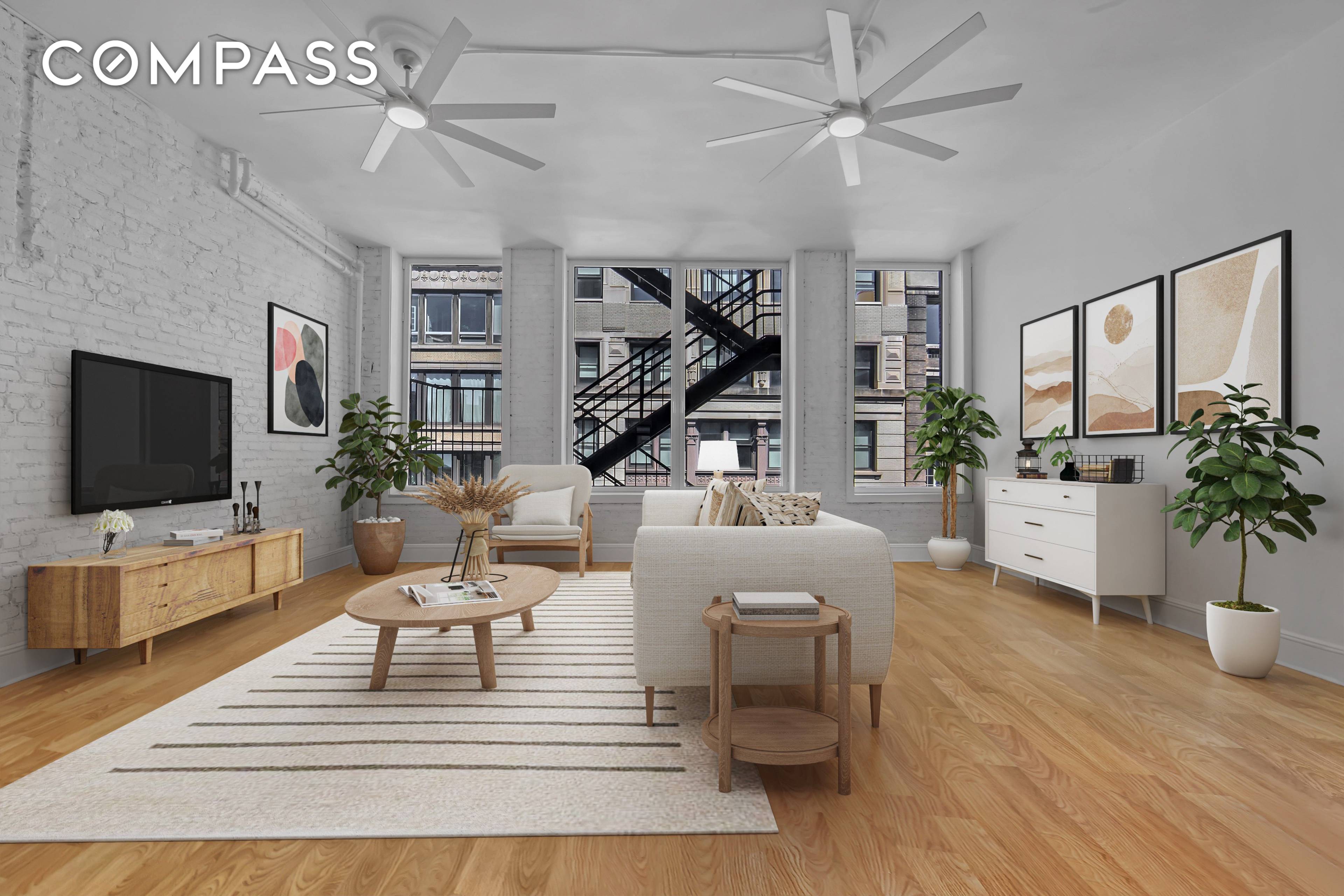 Welcome to your full floor loft.