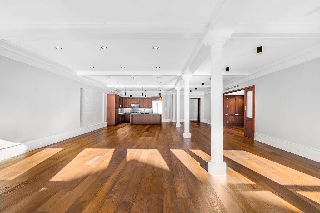Be one of the first to live in this 40 wide renovated artists loft with downtown authenticity in the center of prime Soho.