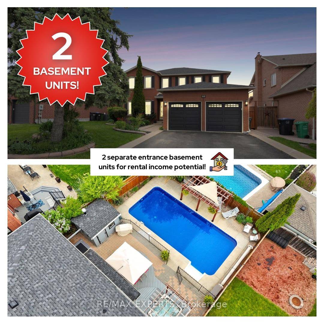 Still plenty of summer left to enjoy this backyard oasis with an inground salt water pool and hot tub.