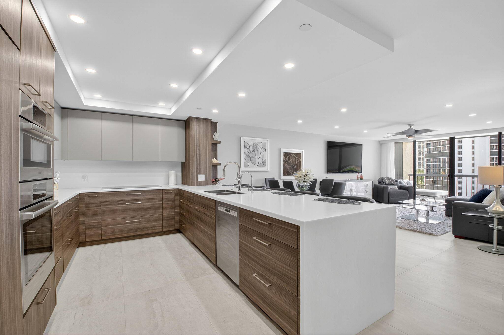 Spectacular Southeast facing, fully updated condo in exclusive Highland Beach.