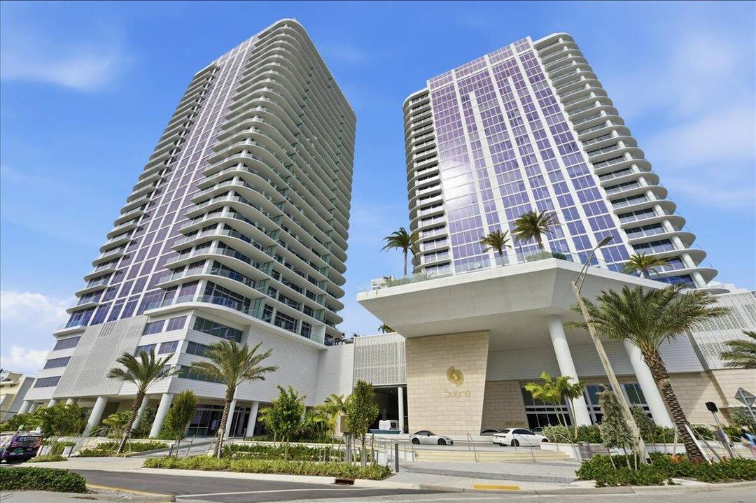 Fort Lauderdale Beach's newest completed oceanfront tower.