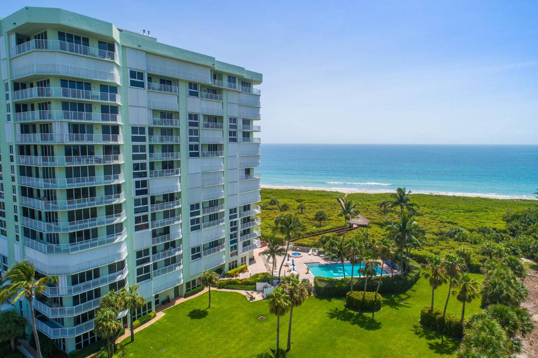 Available for SEASON. Northeast OCEAN views from the 9th floor at Aquanique Ocean Club.