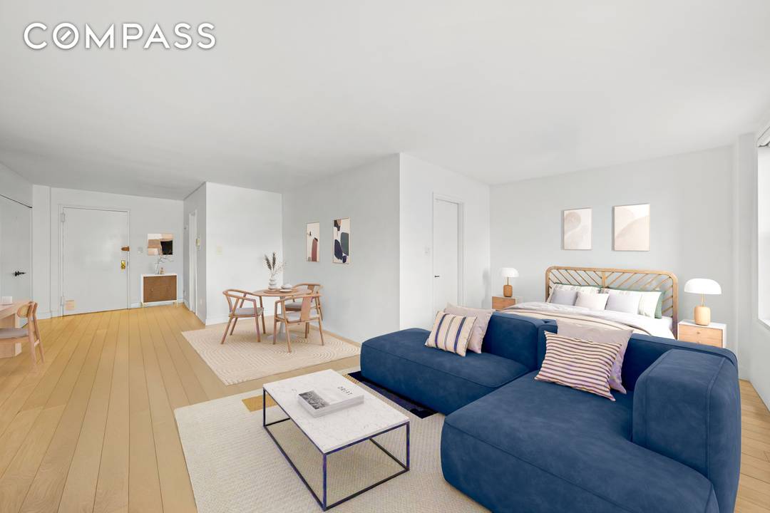 Elegant Alcove Studio with One Bedroom Potential amp ; Low Monthly Maintenance Steps from Prospect Park !