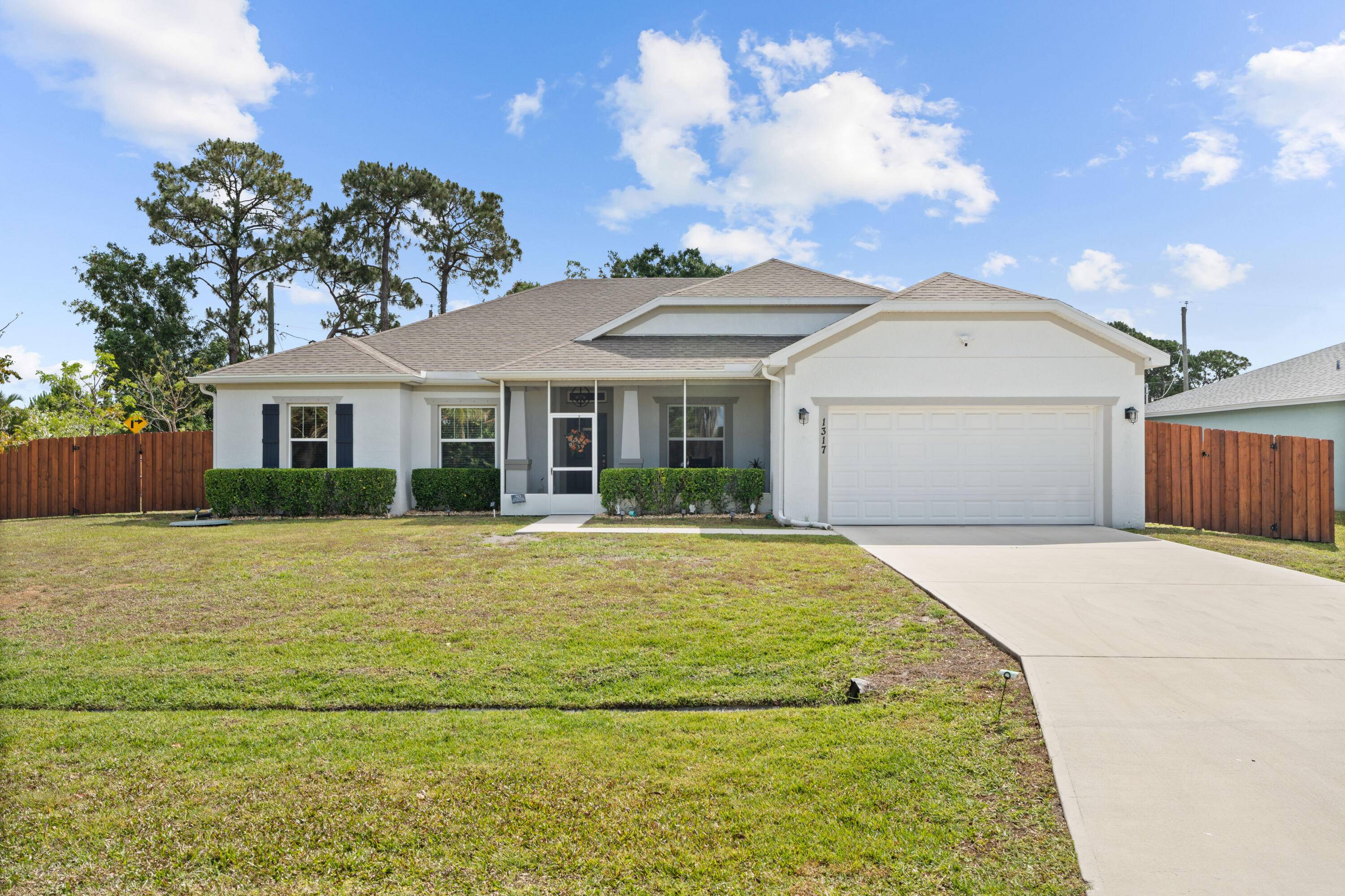 2019 CBS construction 4 bedroom den, 3 bath pool home custom built by Holiday Builders.