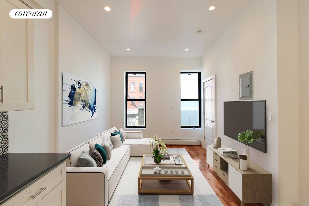 Introducing 1822 Fulton Street a mixed use brick townhouse offering prime visibility and versatile potential in the heart of Bedford Stuyvesant.