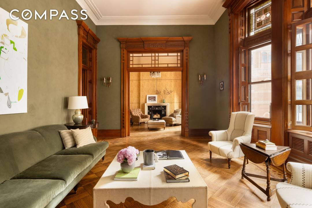 Welcome to a one of a kind home that has graced the pages of Architectural Digest and other premier design publications Apartment 4B at 205 West 57th Street, masterfully reimagined ...