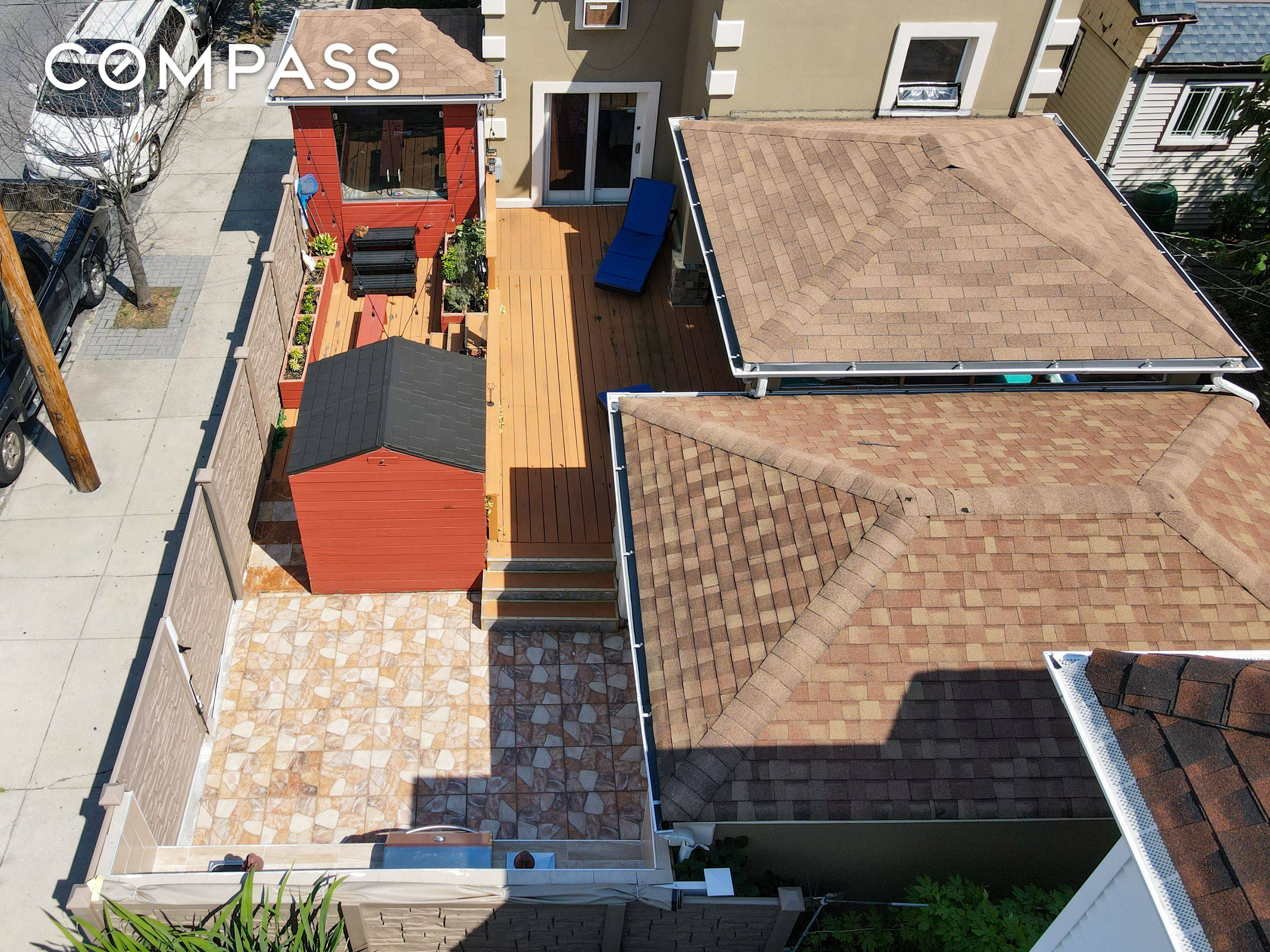 This unique gut renovated home is zoned and ready to be the perfect 2 family in prime Flushing !