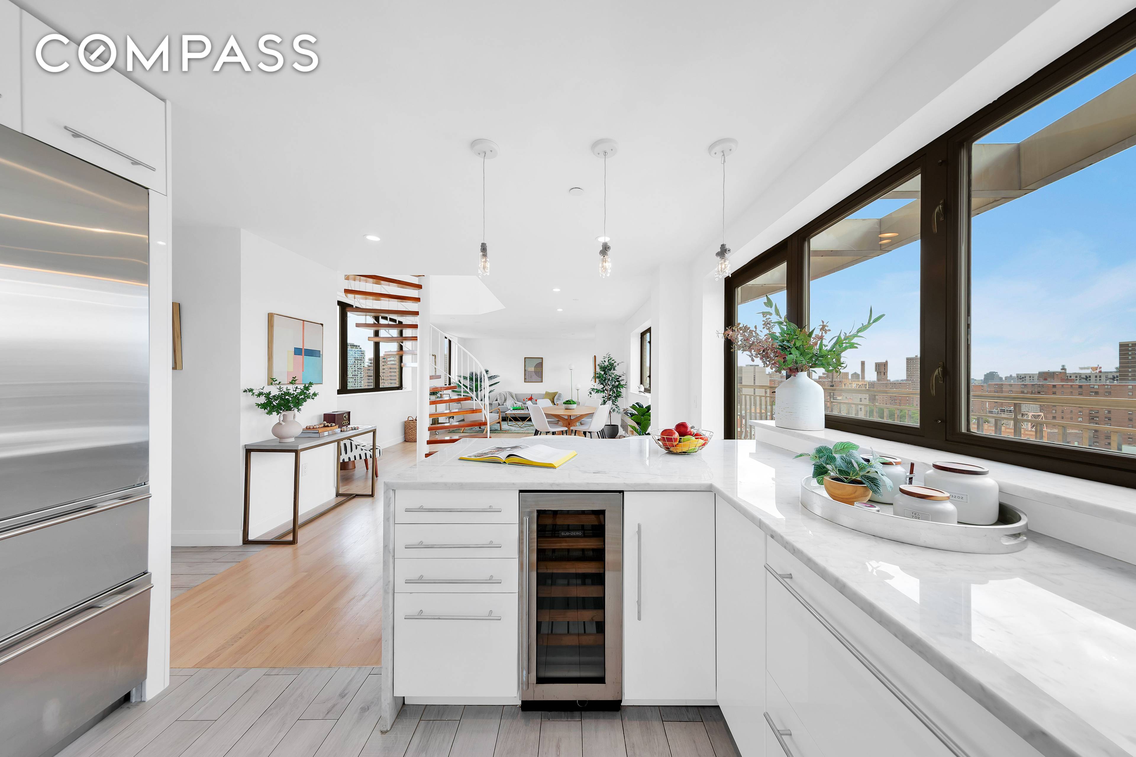 Penthouse Perfection Duplex 2BD with Private Rooftop, Multiple Terraces with 360 Degree views of Manhattan, Expansive Great Room, Washer Dryer in Boutique Condo A private keyed elevator opens into this ...