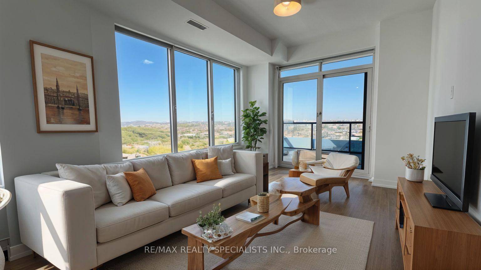 Sunlit and brand new, this two bedroom, two bathroom residence pairs a bright open plan with elegant finishes and uninterrupted views through oversized windows.
