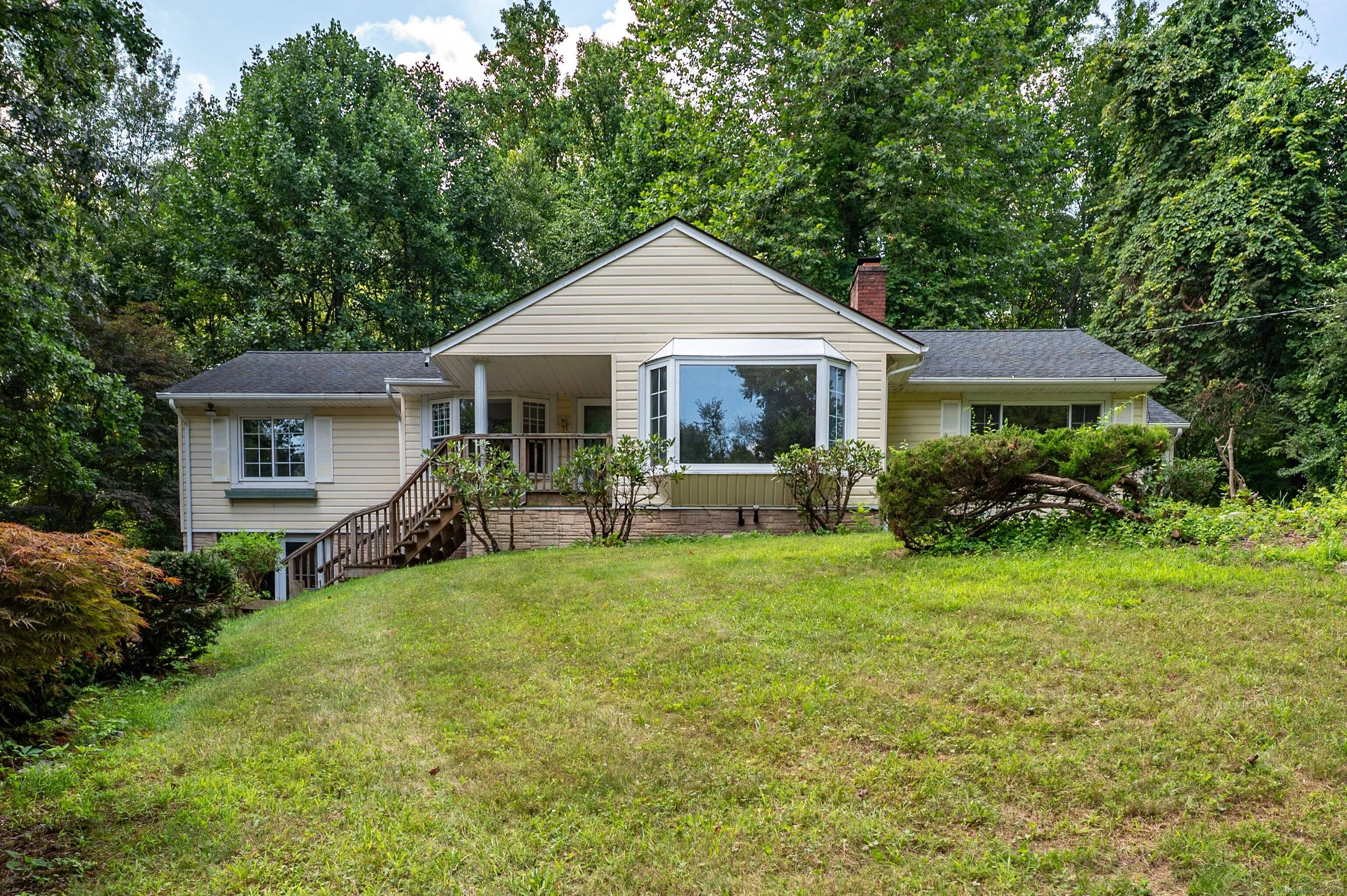 Set on an oversized, private lot along a back country road, this beautifully updated ranch offers the ease of single level living with the added bonus of a finished walk ...
