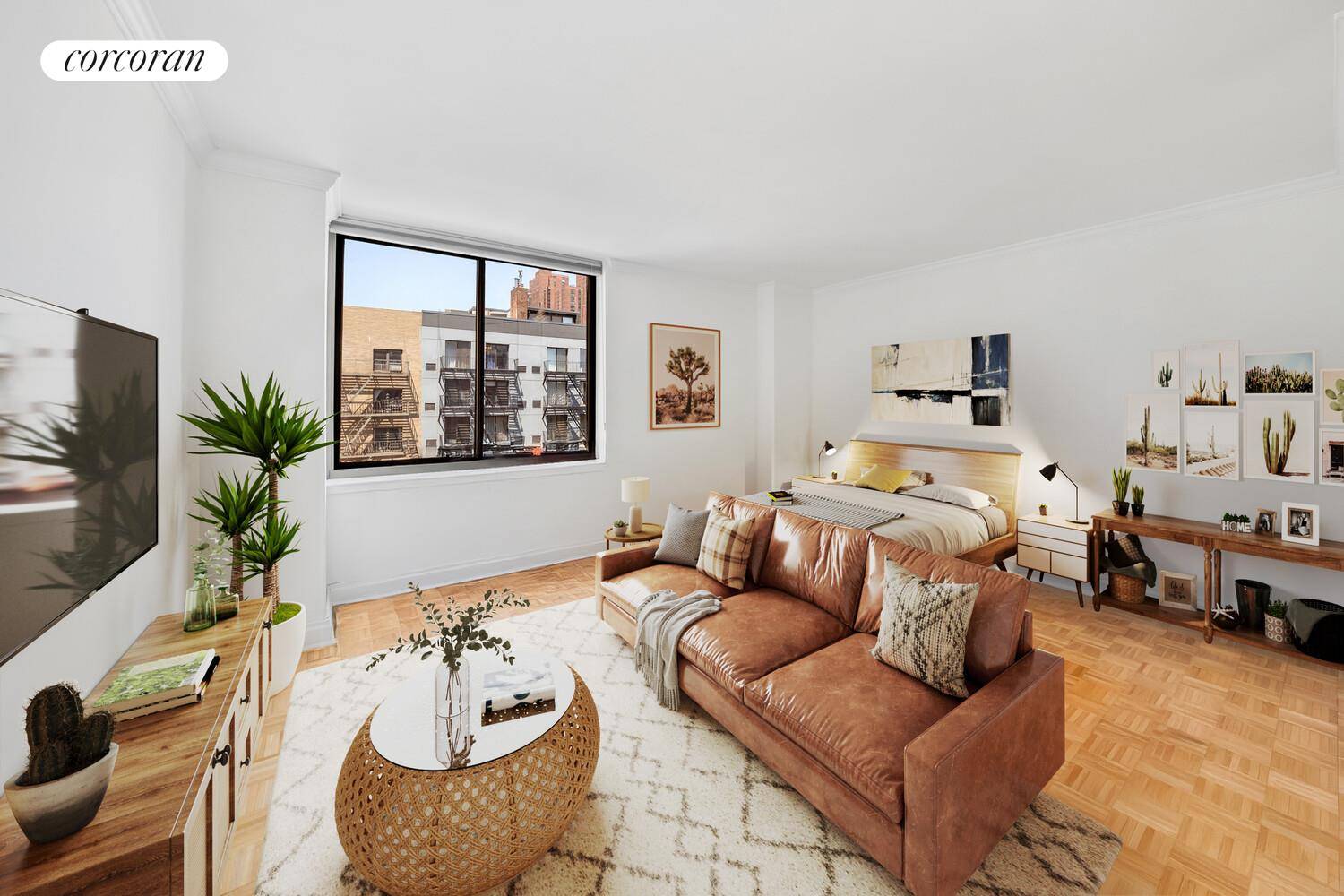 Bright and Spacious Studio with Full Service Living !