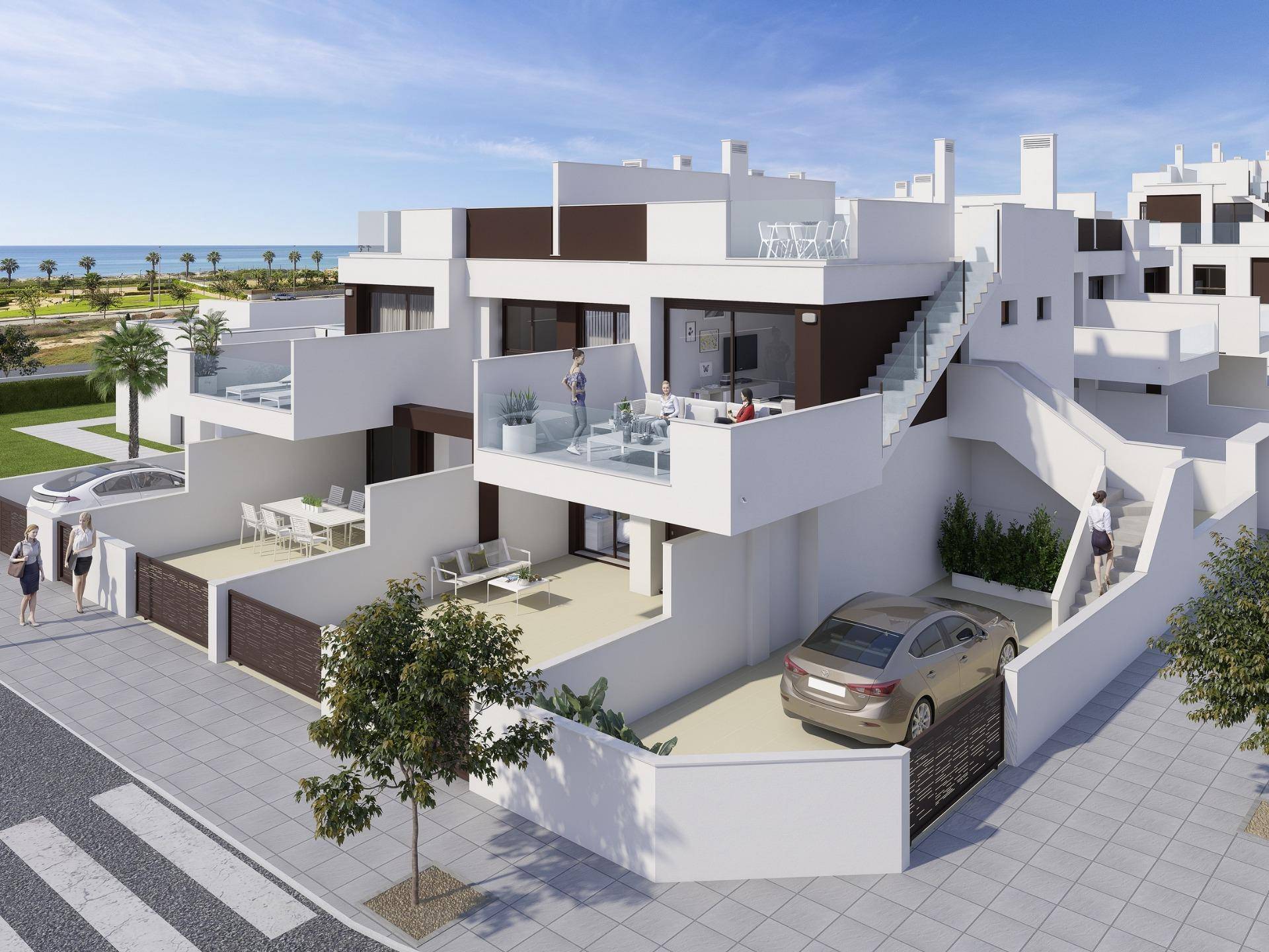 New Construction Residences Just 200 Meters from Las Higuericas Beach Modern Homes in Torre de la Horadada Located in the picturesque coastal town of 