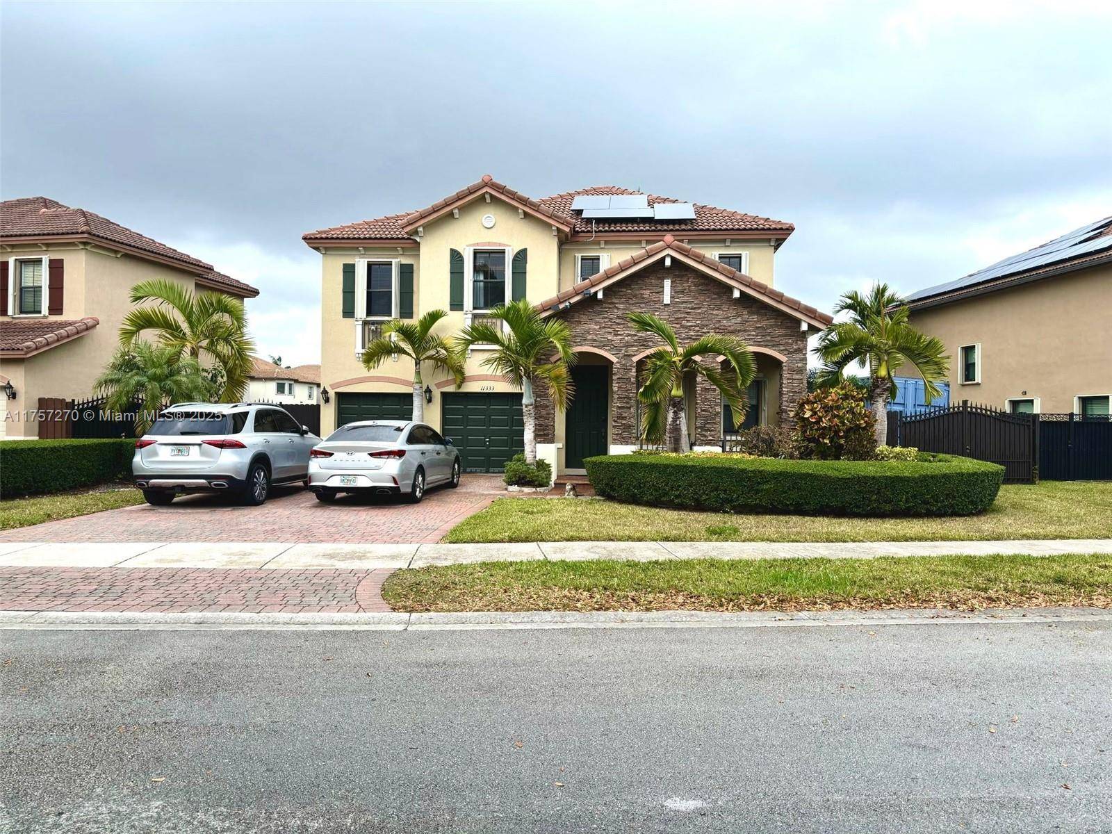 Beautifully upgraded two story home with 4 bedrooms and 2.