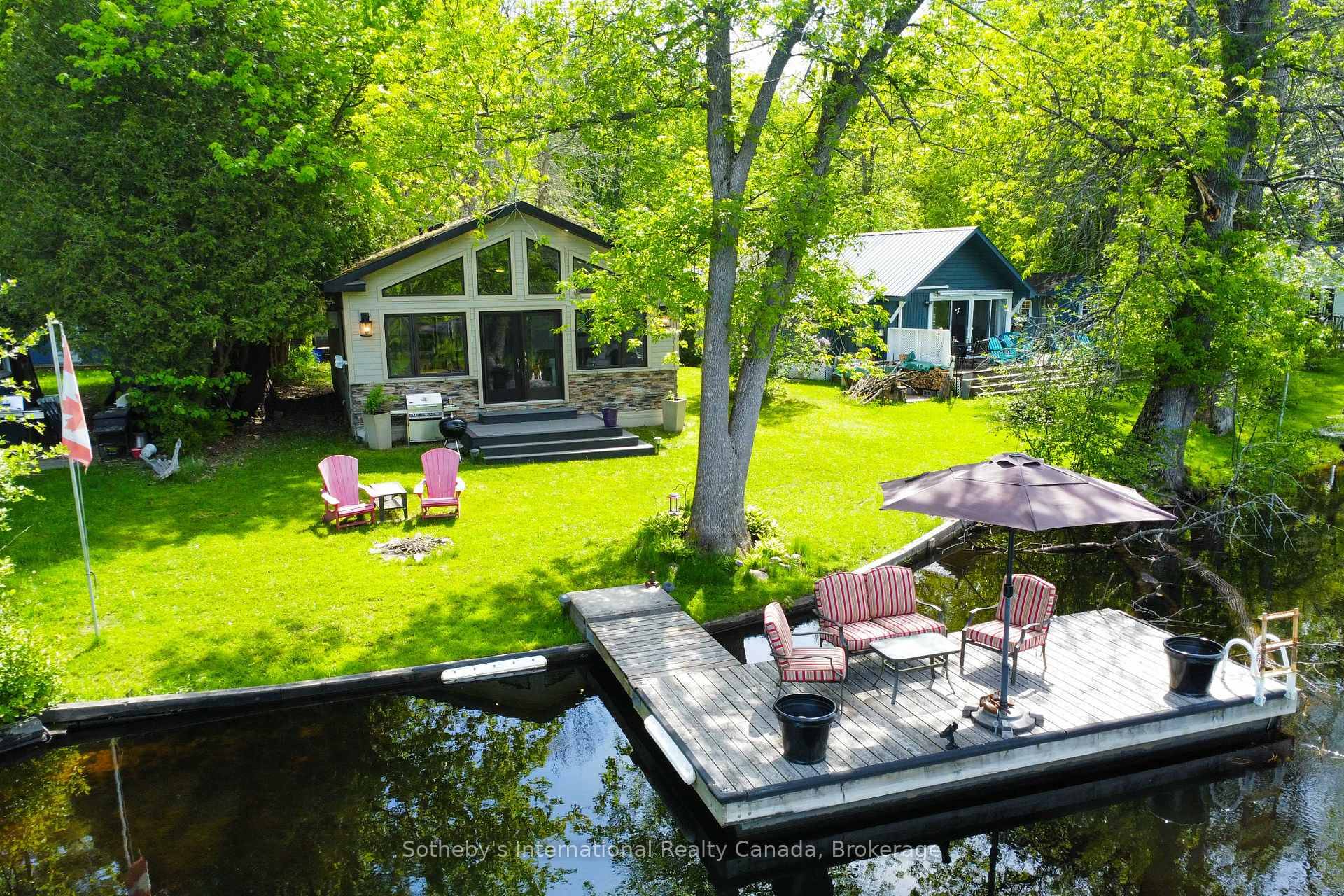 Here is your chance to secure a year round waterfront retreat on the Severn River, right at the mouth of beautiful Sparrow Lake just 1.