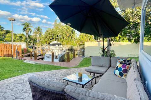 LOCATION ! WATERFRONT home with OCEAN ACCESS !