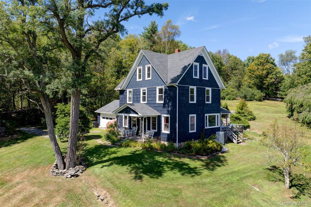 Set on more than 36 acres along one of the most coveted country roads in the area, this classic three story farmhouse offers a perfect blend of spacious rural charm ...