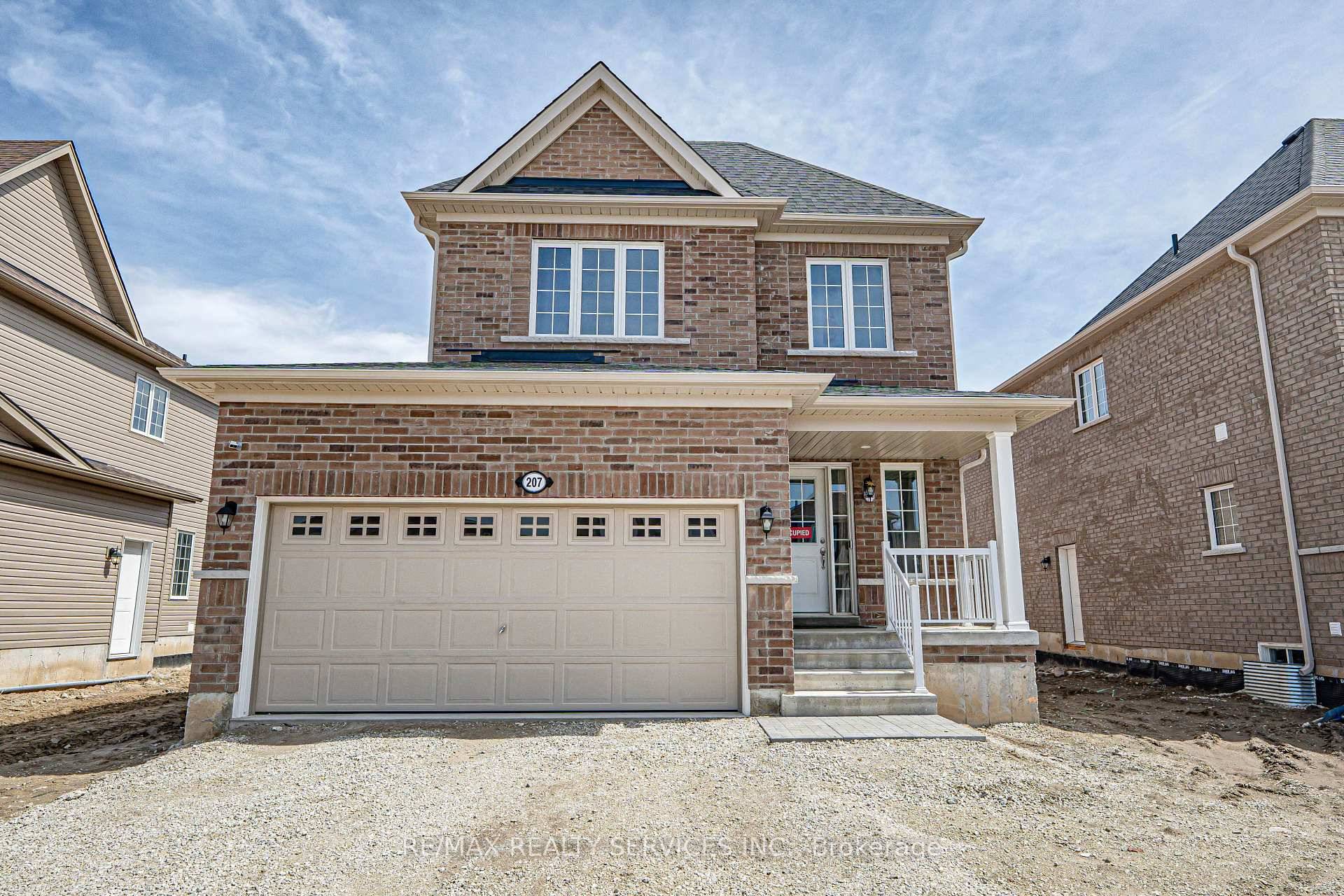 This stunning one year old, fully brick home sits on a generous 45 foot lot and features a bright, open concept layout perfect for modern living.