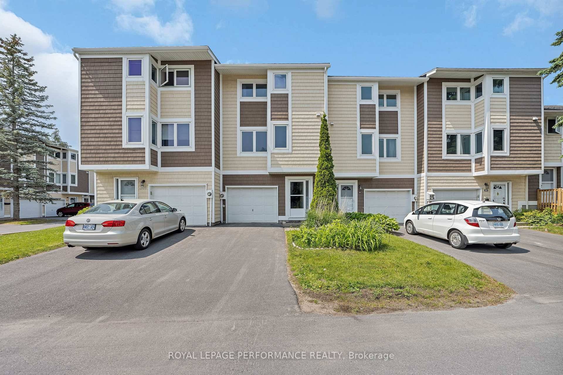 Rarely available 3 storey condo townhome, backing onto green space with no direct front neighbour, and with its own private not shared driveway and garage.