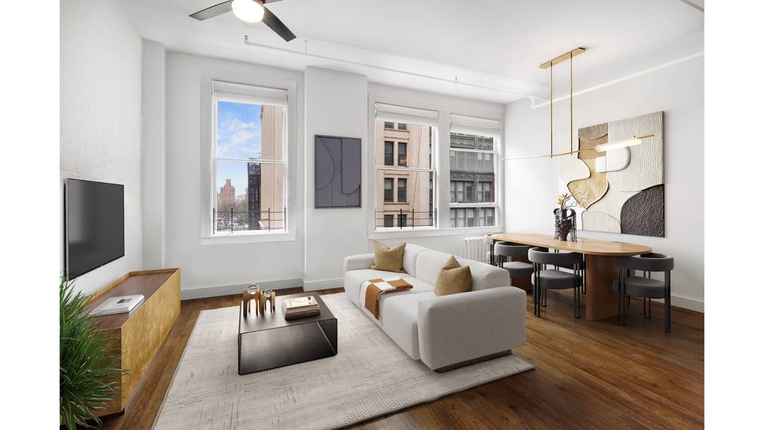 Welcome to Apartment 5A, a beautifully renovated loft style residence with soaring 11 foot ceilings and an exceptional blend of character, scale, and modern comfort.